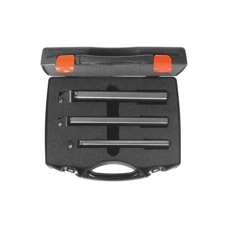 Holex Steel Boring Bar Set, 3 Pieces, for CC 3 Inserts, Right-Hand 260038 SET09